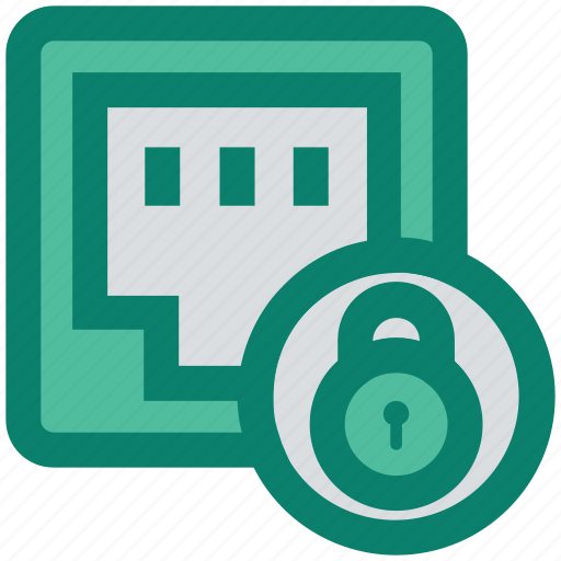 Ethernet, internet security, lan port, lock, port, secure network icon - Download on Iconfinder