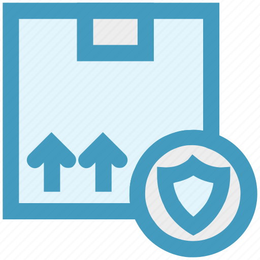 Box, delivery, package, protection, security, shield icon - Download on Iconfinder