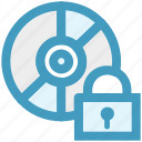 cd, disc security, disk, lock, storage