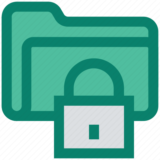 Folder, folder lock, folder secure, lock, password, security icon - Download on Iconfinder