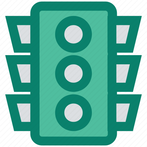 Crossroad, signal, street, traffic light, transportation icon - Download on Iconfinder