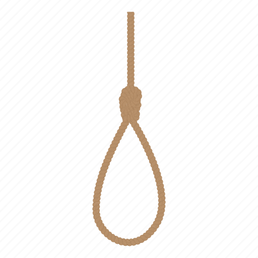 Cartoon, death, execution, lasso, noose, punishment, rope icon - Download on Iconfinder