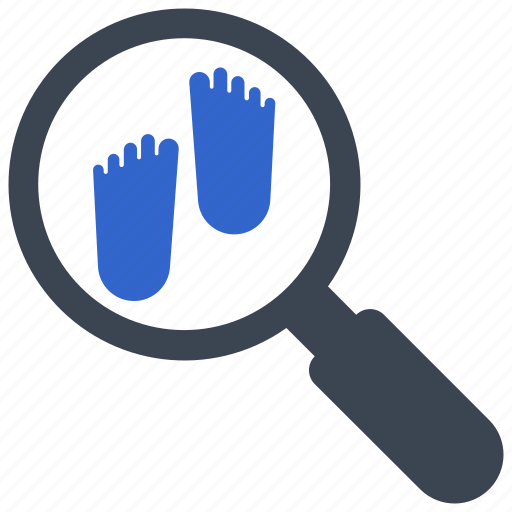 Evidence, footprint, investigation, crime tracing, footprint investigation icon - Download on Iconfinder