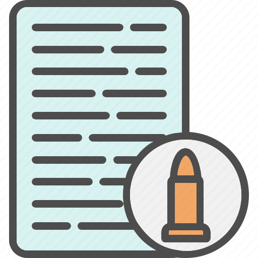 Bullet, gun, shot, skill, 1 icon - Download on Iconfinder