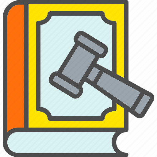Judge, justice, law, hammer, book, court icon - Download on Iconfinder