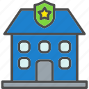 police, station, jail, emergency, building, security
