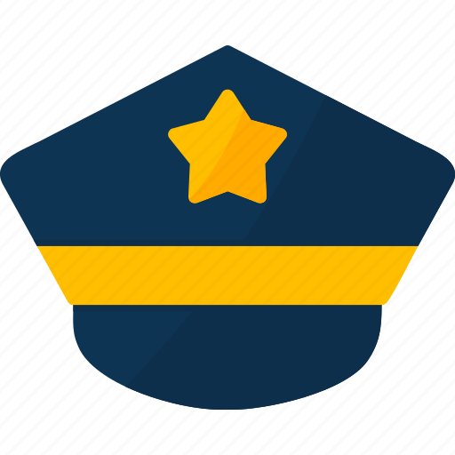 Cop, hat, law, officer, police, security icon - Download on Iconfinder
