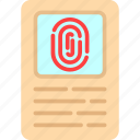 fingerprint, identification, identity, touch, id, unique