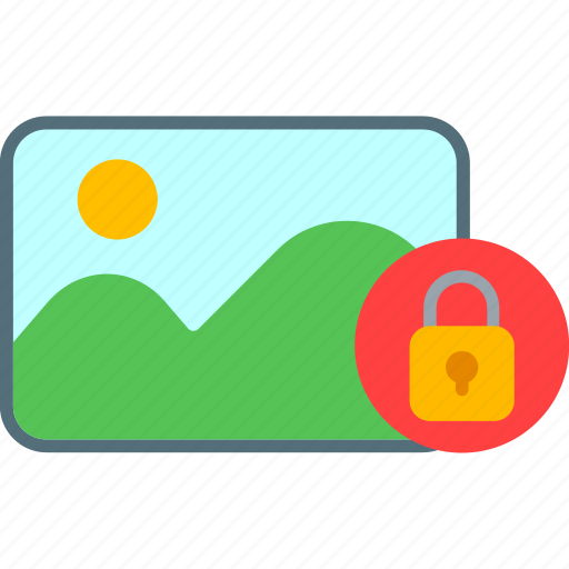 Gallery, lock, picture, private icon - Download on Iconfinder