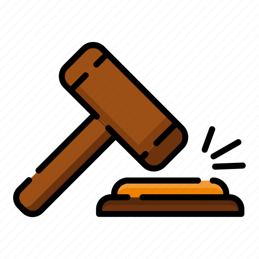 Court, hammer, invetigation, judge, justice, law, police icon - Download on Iconfinder