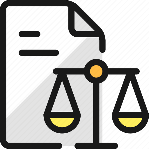 Legal, scale, document icon - Download on Iconfinder