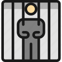 punishment, prisoner, bars