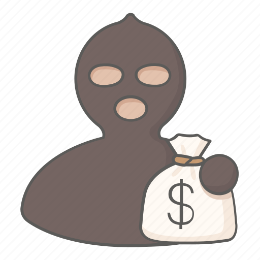 Bank, criminal, money, robber, steal, theft, thief icon - Download on Iconfinder