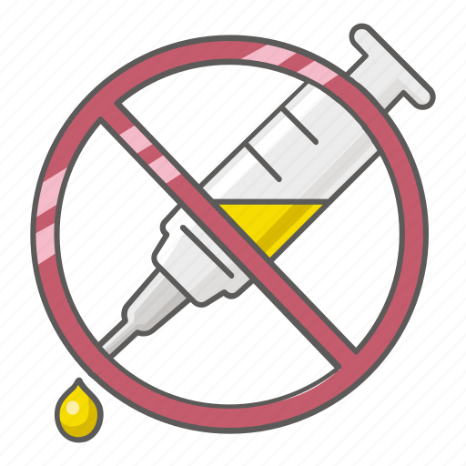 Ban, drugs, inject, intravenous, no, prohibit, syringes icon - Download on Iconfinder