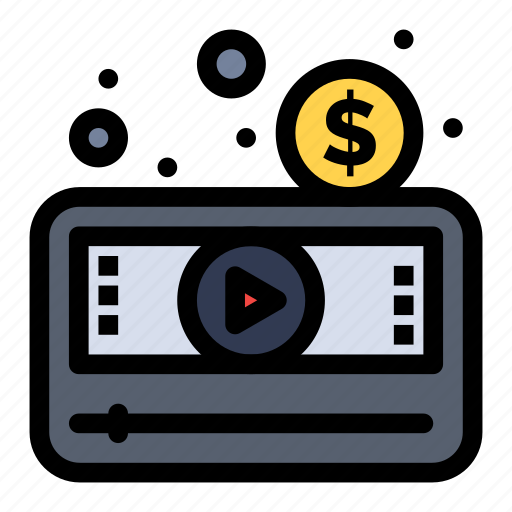 Media, money, player, video icon - Download on Iconfinder