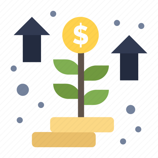 Grow, money, plant, startup icon - Download on Iconfinder