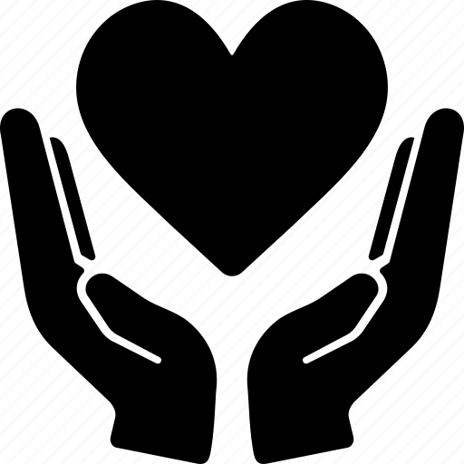 Charity, donate, donation, money, care, hand, heart icon - Download on Iconfinder