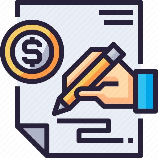 Business, contract, finance, financial, money, payment, sign icon - Download on Iconfinder