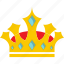 crown, king, leader icon, premium, queen 