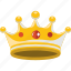 crown, king, one icon 