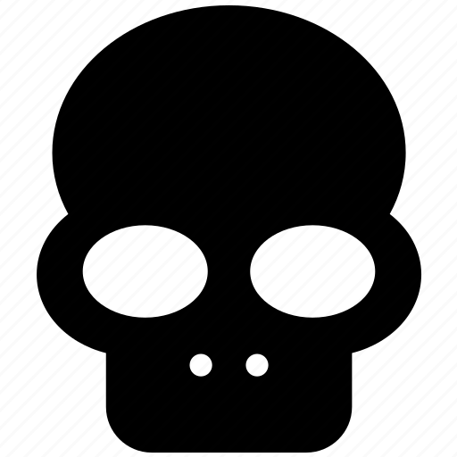 Dead, death, head, skull, danger, halloween, skeleton icon - Download on Iconfinder