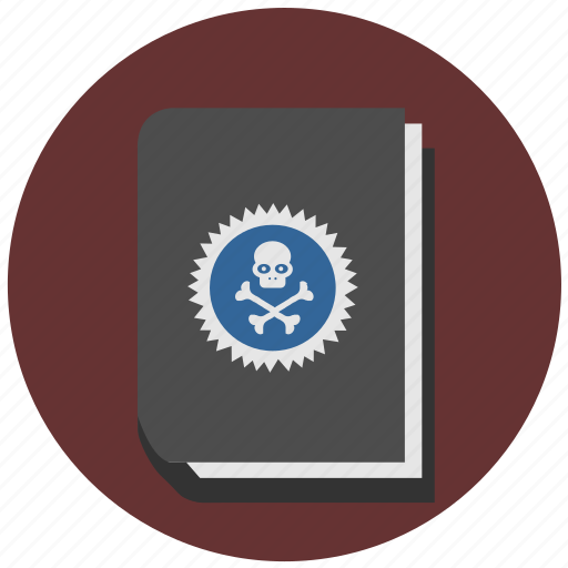 Dead, death, rip, skull, book, skeleton icon - Download on Iconfinder