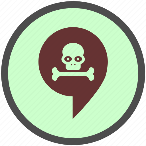 Death, grave, skull, tomb, danger, halloween, skeleton icon - Download on Iconfinder