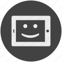 electronic, smiley, tablet, gadget, mobile, phone, device