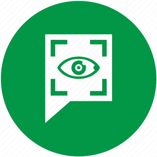 Biometry, comment, eye, scanner, preview, search, view icon - Download on Iconfinder