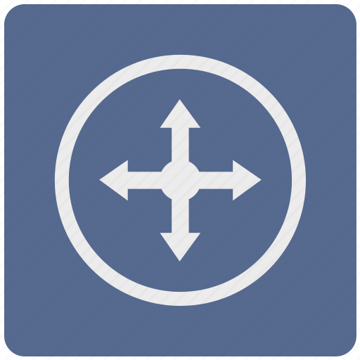 Drag, drop, pointer, arrow, direction, location, map icon - Download on Iconfinder