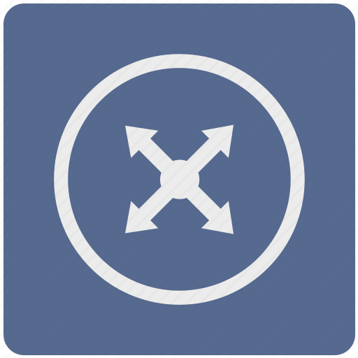 Full, pointer, size, arrow, map icon - Download on Iconfinder