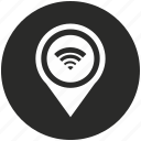 access, place, pointer, signal, wifi, map, navigation