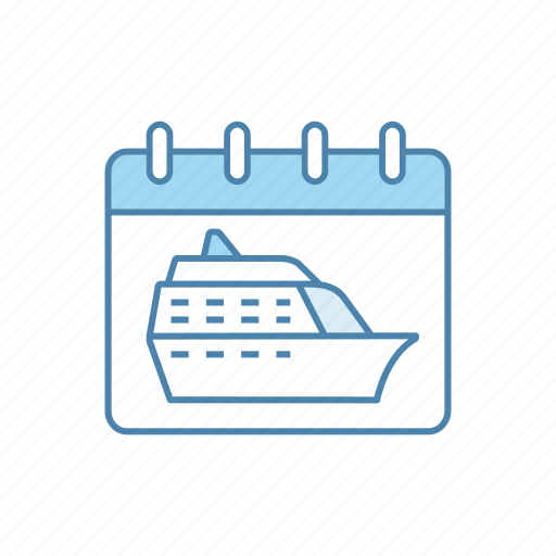 Cruise, date, departure, schedule, travel, vacation, voyage icon - Download on Iconfinder