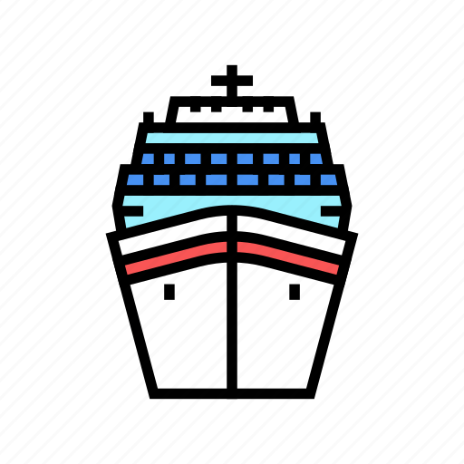 Cruise, ship, liner, ocean, transport, vacation icon - Download on Iconfinder