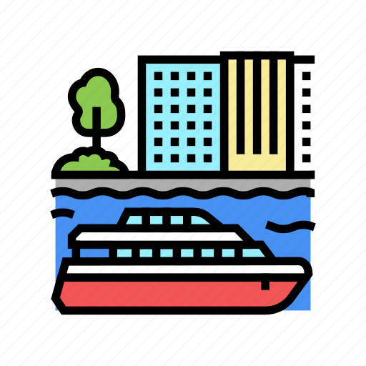 Passenger, cruise, ship, liner, vacation, enjoyment icon - Download on Iconfinder