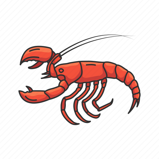 American lobster, animal, crayfish, crustacean, lobster, sea creature, seafood icon - Download on Iconfinder