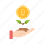 seed, sprout, growth, investment, bitcoin 