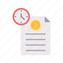 transaction history, document, file, time, bitcoin