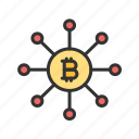 decentralized, transfer, centralized, cryptocurrency, bitcoin