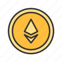 ethereum, coin, digital currency, payment method, digital money