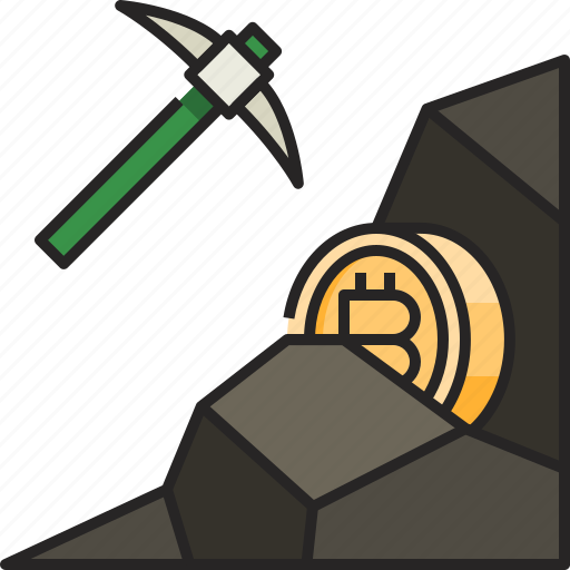 Mining, bitcoin, cryptocurrency, money, currency, blockchain, coin icon - Download on Iconfinder