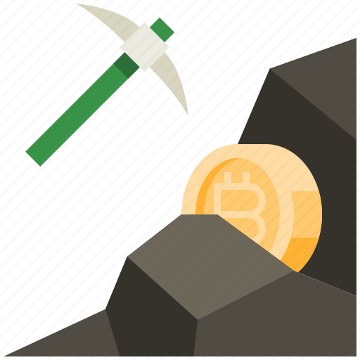 Mining, bitcoin, cryptocurrency, money, currency, blockchain, coin icon - Download on Iconfinder