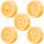 tokens, bitcoin, crypto, money, currency, digital, mining 