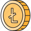 litecoin, money, bitcoin, coin, currency, cryptocurrency, crypto 