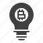 lightbulb, bitcoin, mining, cryptocurrency 