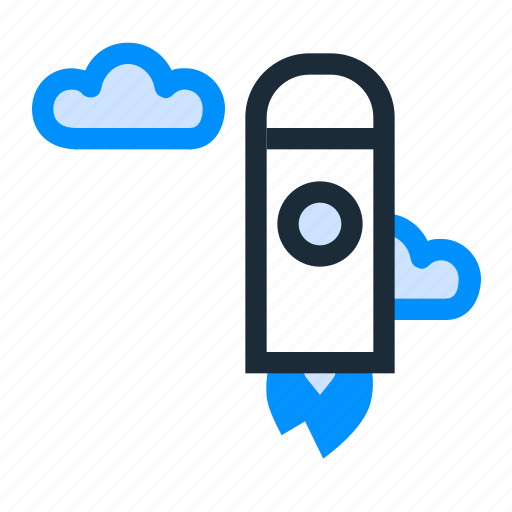 Rocket, space, astronomy, spaceship, launch, startup icon - Download on Iconfinder