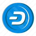 dash, cryptocurrency, crypto, digital currency, money, blockchain, coin