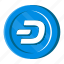 dash, cryptocurrency, crypto, digital currency, money, blockchain, coin 