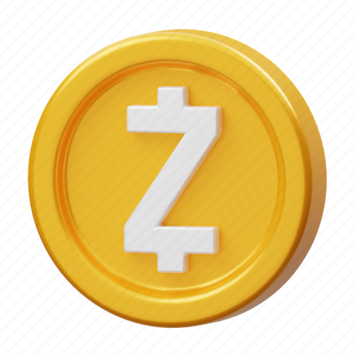 Zcash, coin 3D illustration - Download on Iconfinder