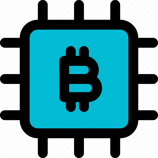 Bitcoin, chip, money, crypto, currency icon - Download on Iconfinder